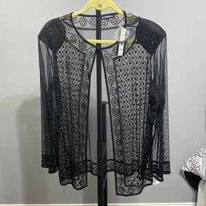 Krishma sheer evening jacket